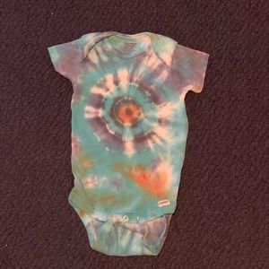 Tie dye baby onsie